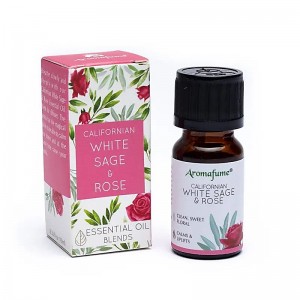Αιθέριο Έλαιο Λευκό Φασκόμηλο - Τριαντάφυλλο (White Sage - Rose)